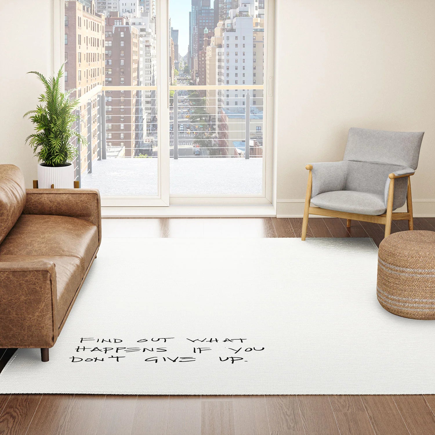 "find out" area rug