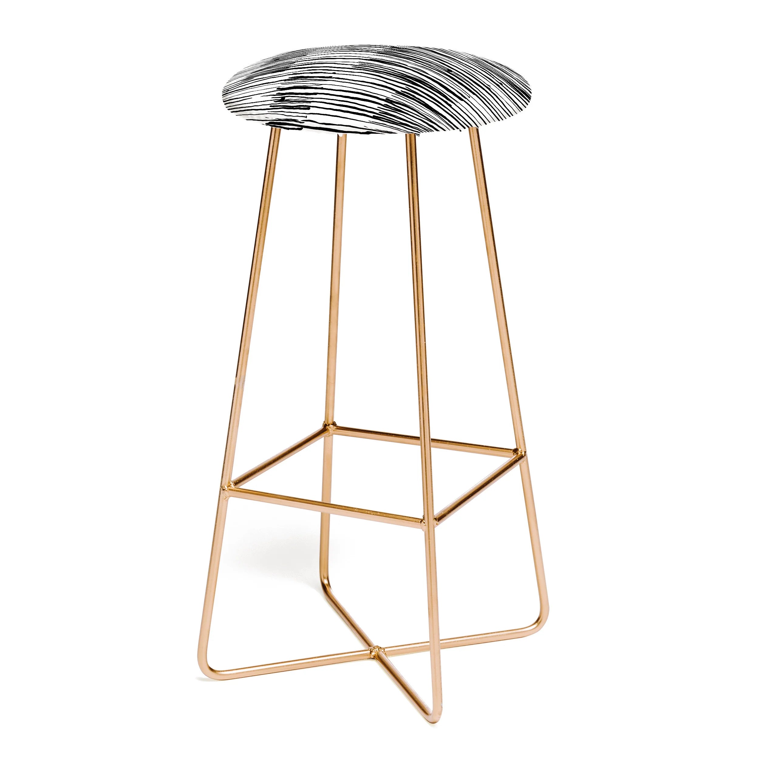 'sea stripes" counter +  bar stool