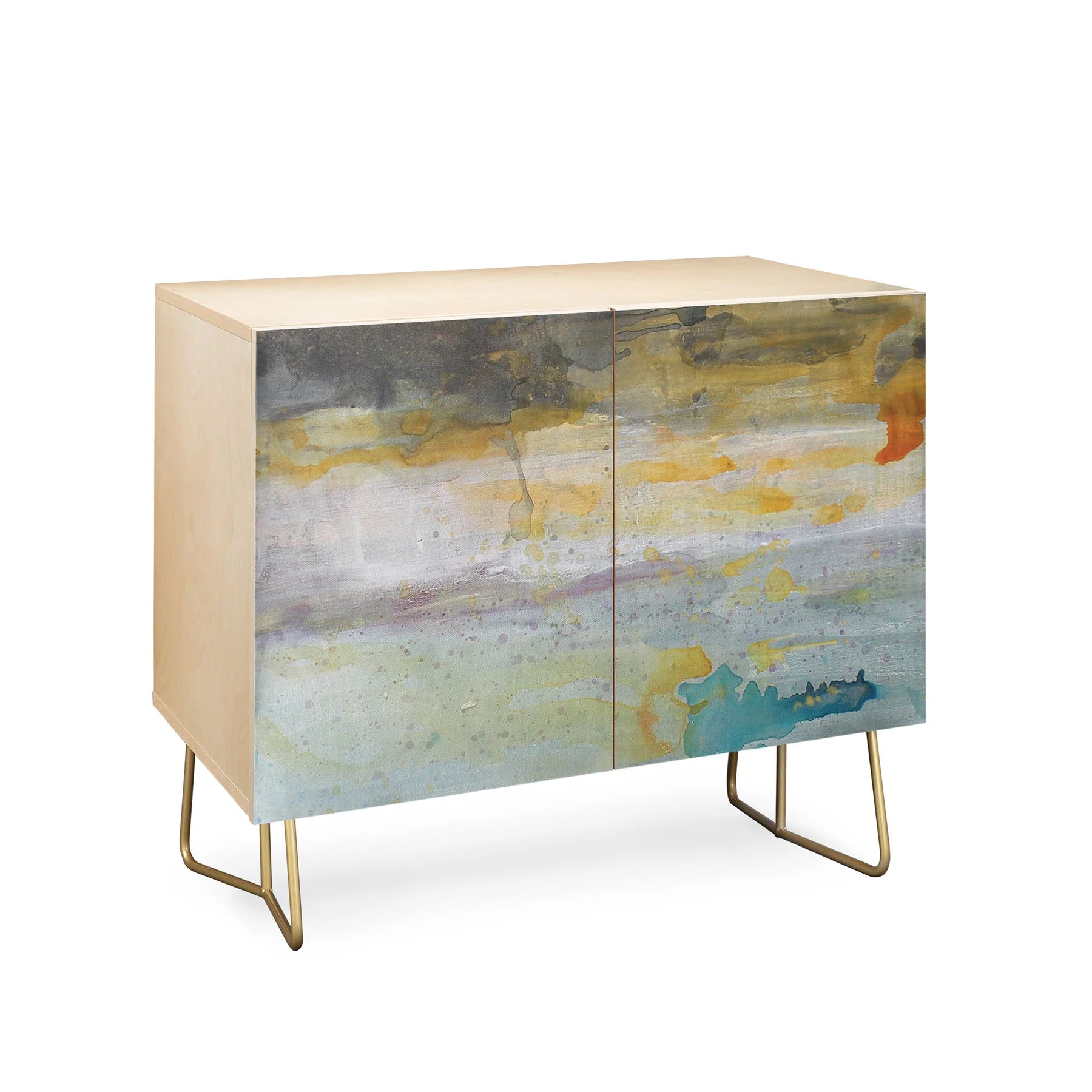 "with some yellow" credenza