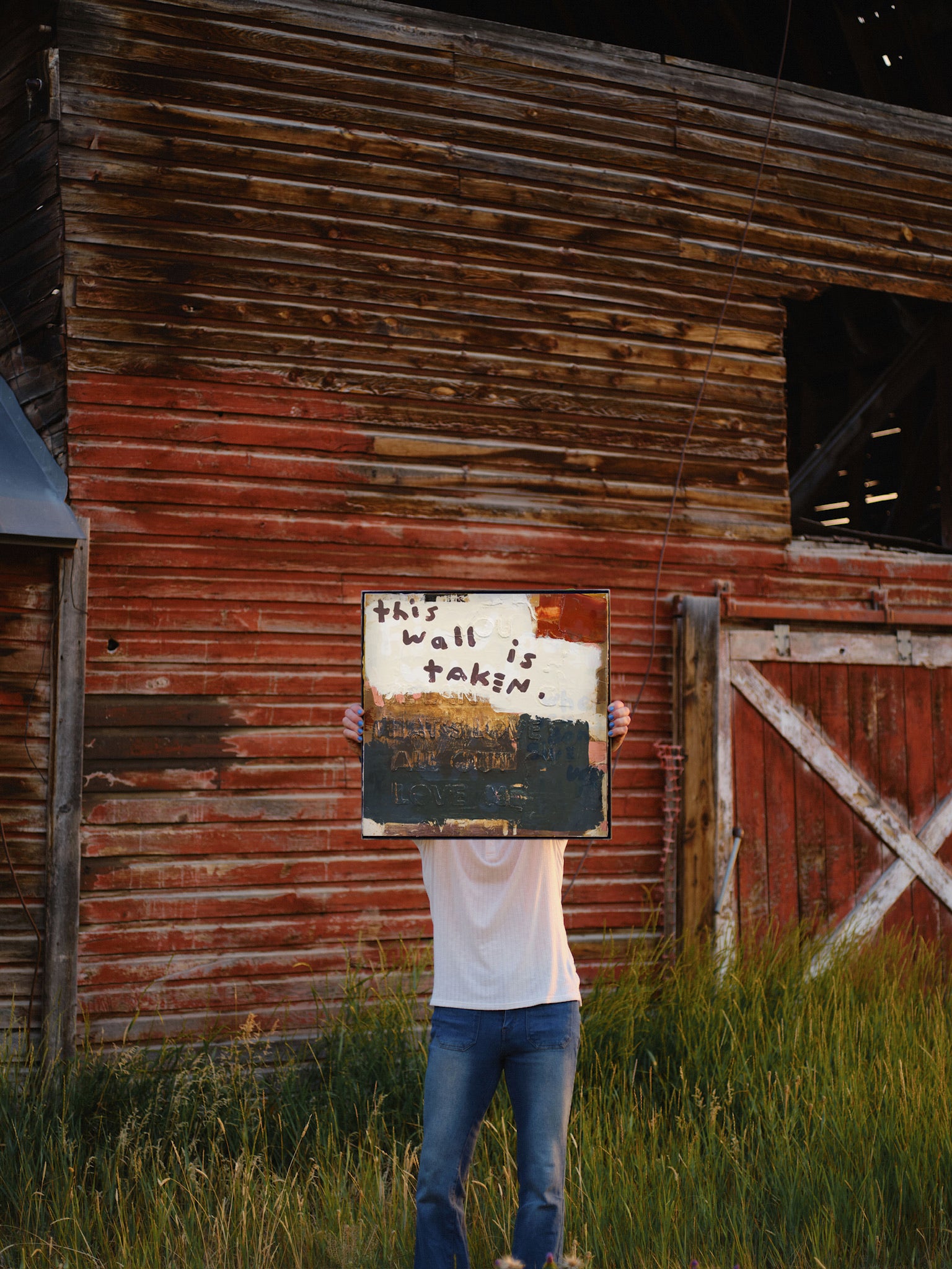 this wall is taken