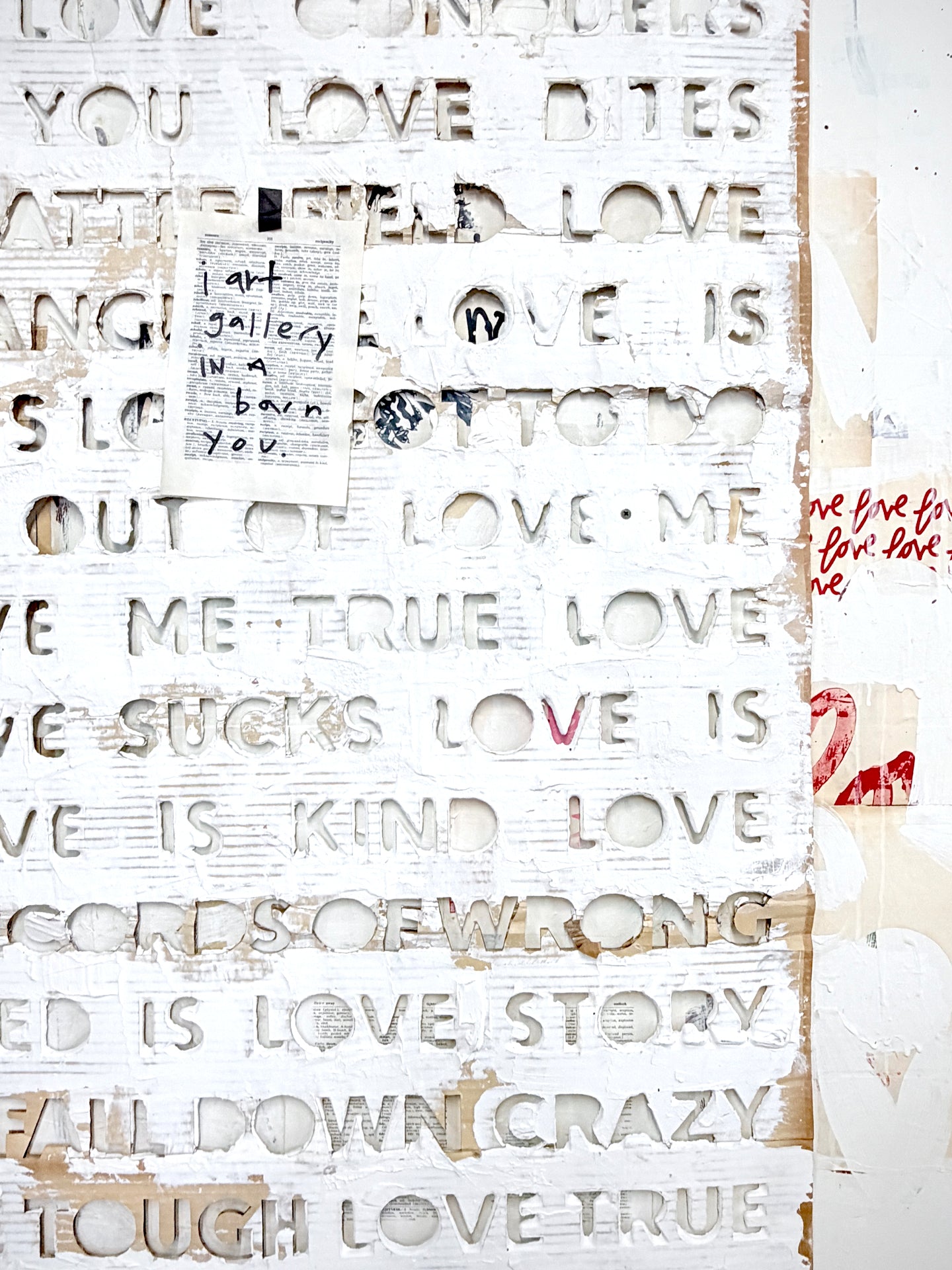 i art gallery in a barn you