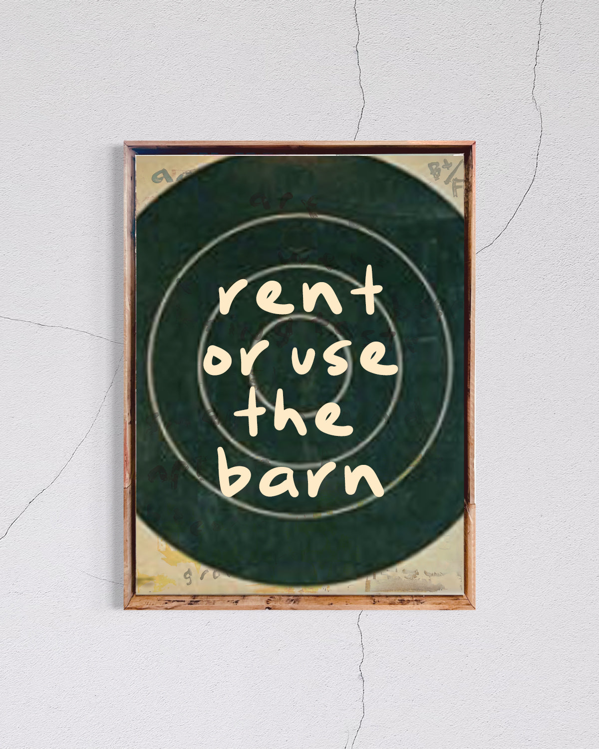 use / rent the barn