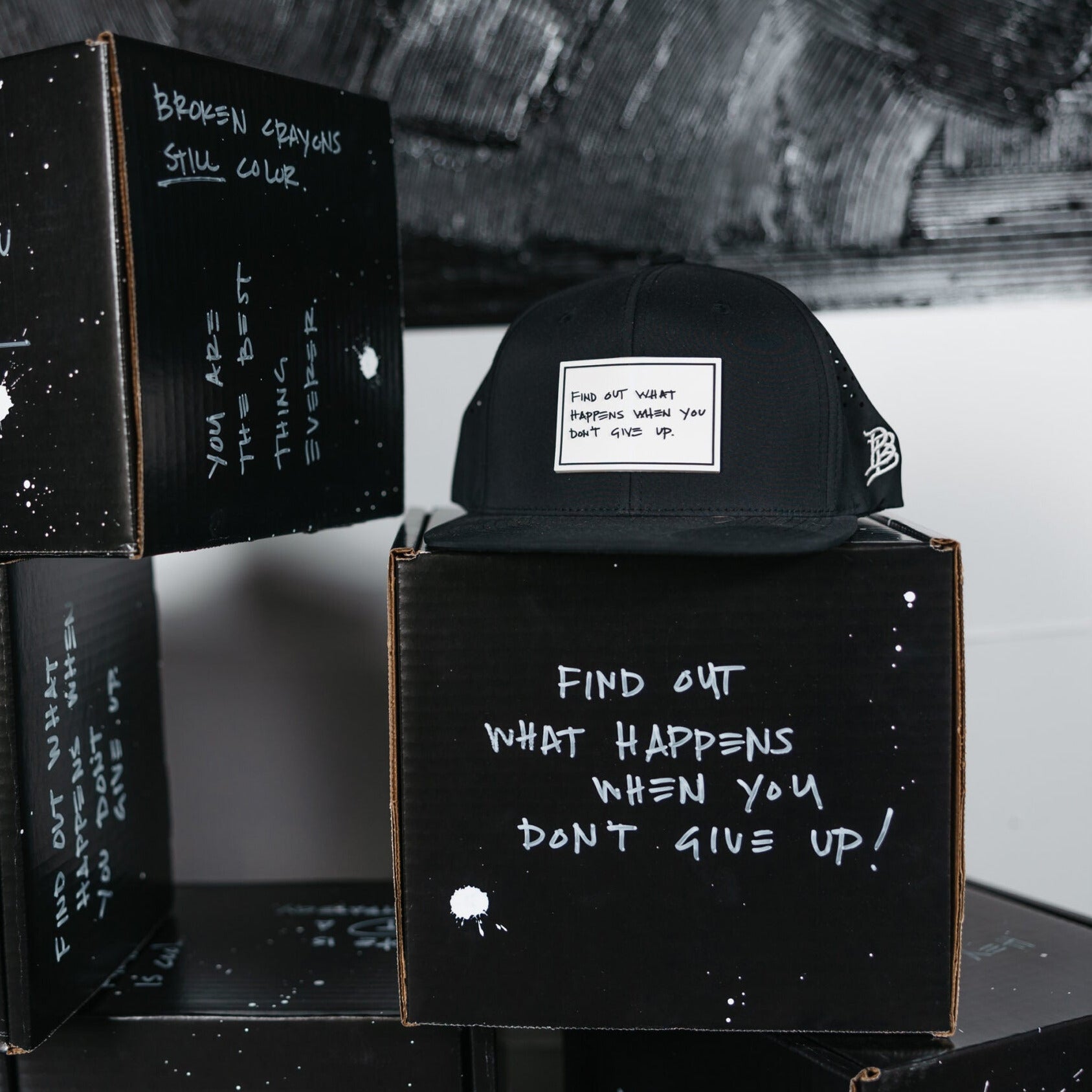 "find out" hat