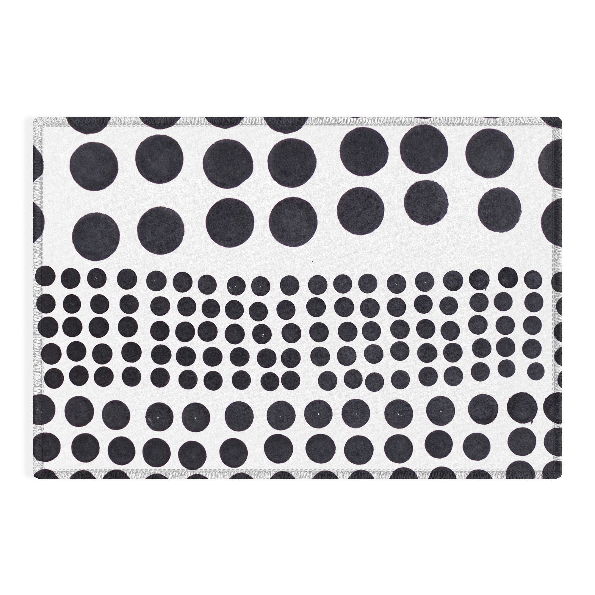 "dots of difference" outdoor rug