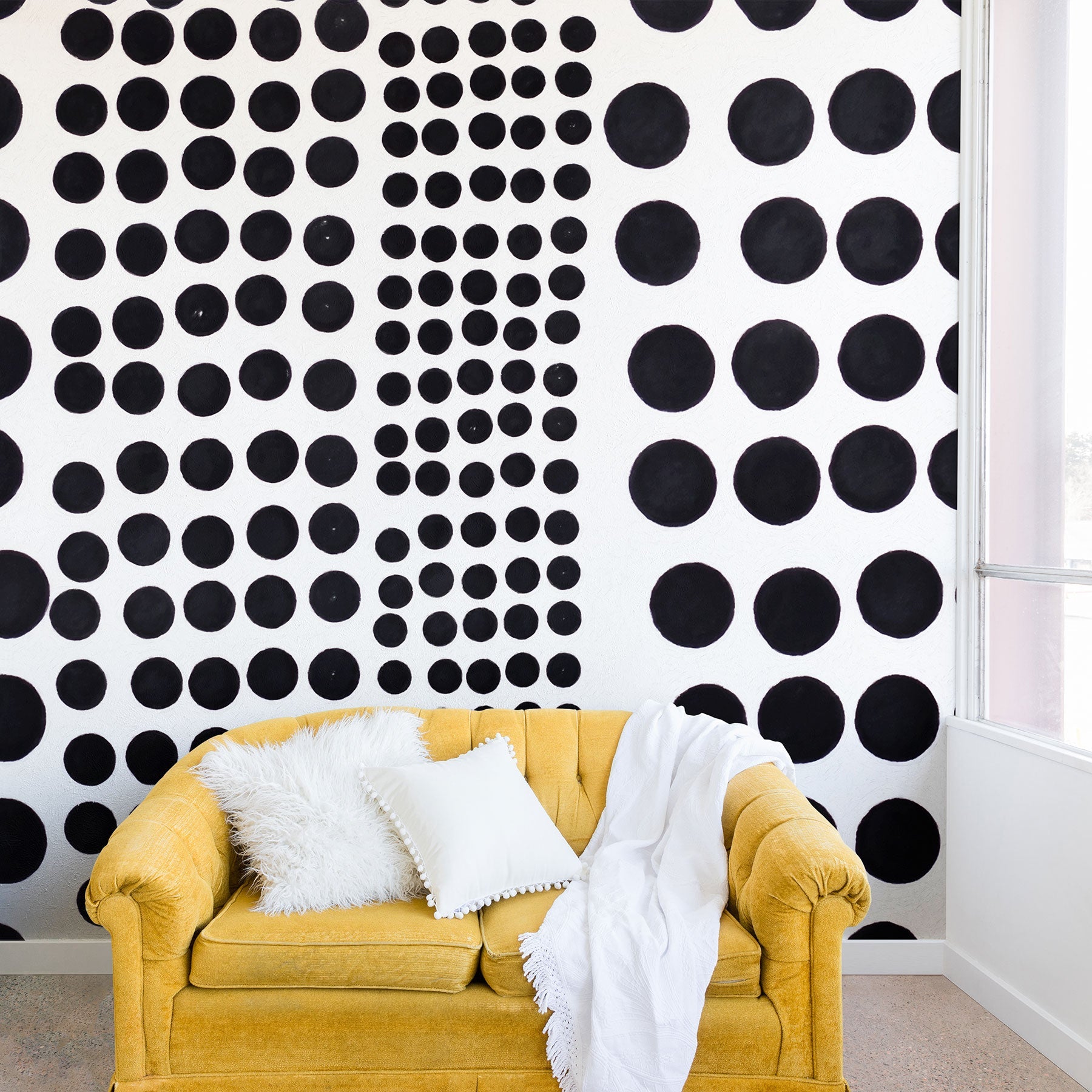 "dots of difference" wall mural