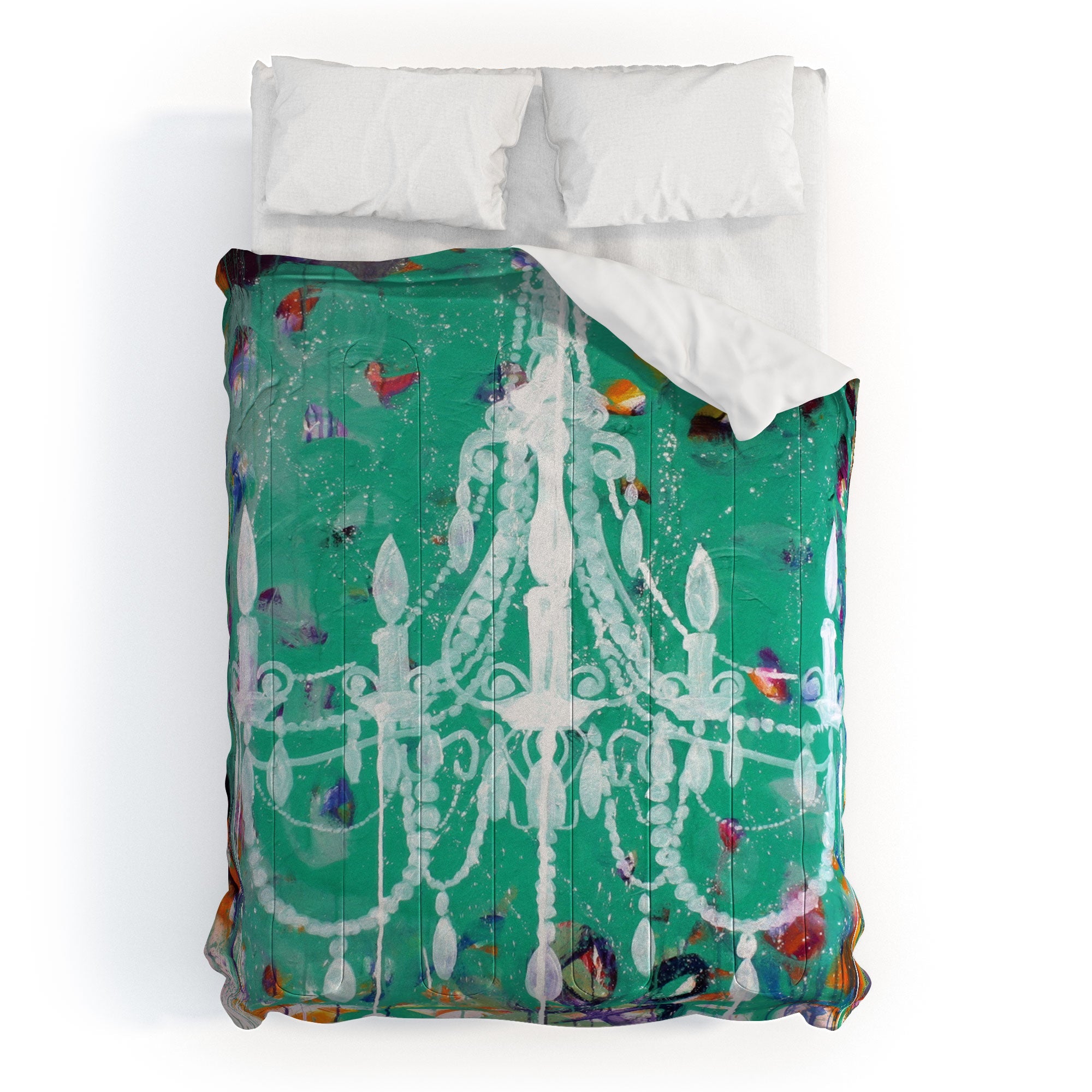 "emerald chandelier" comforter
