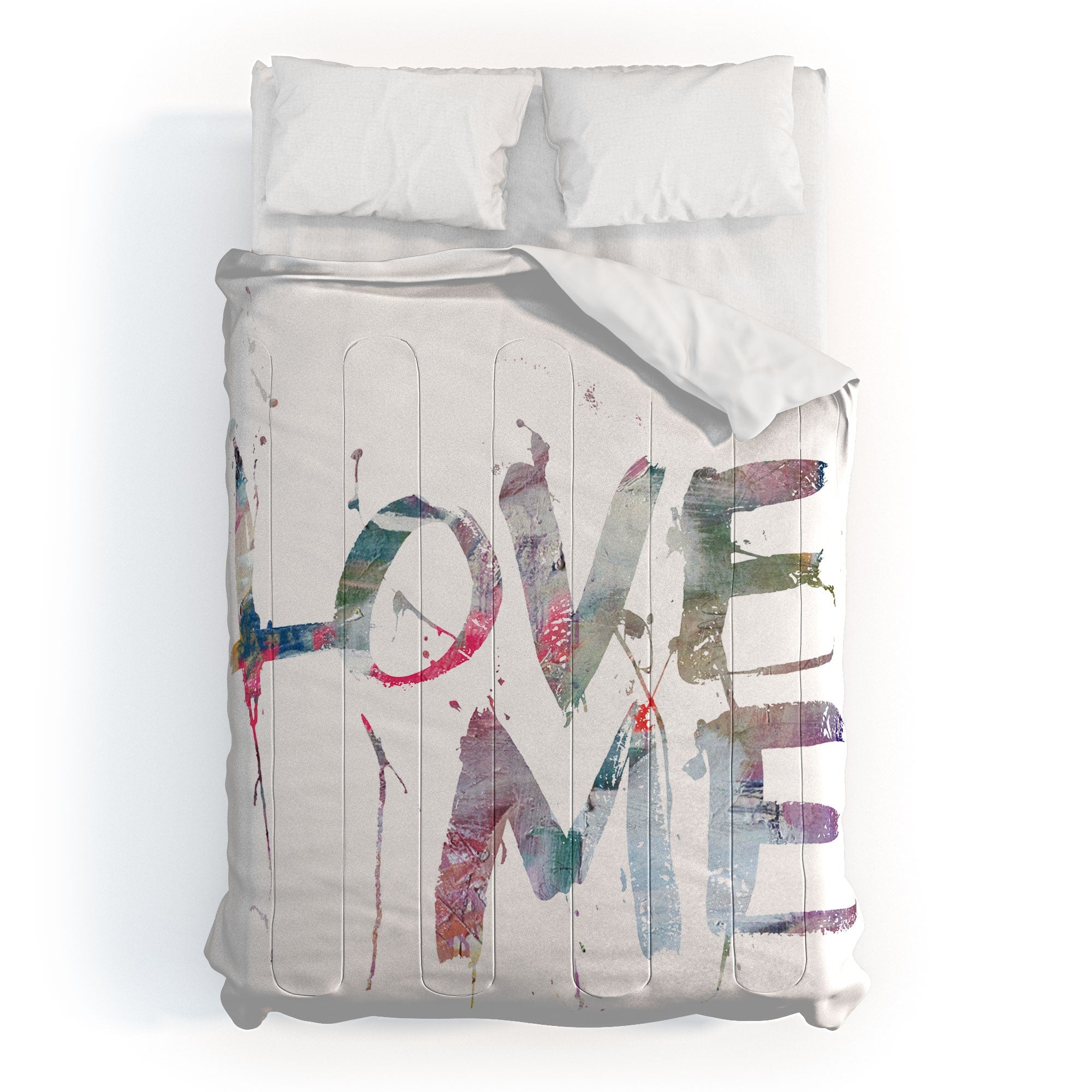 "love me two" comforter + bed in a bag