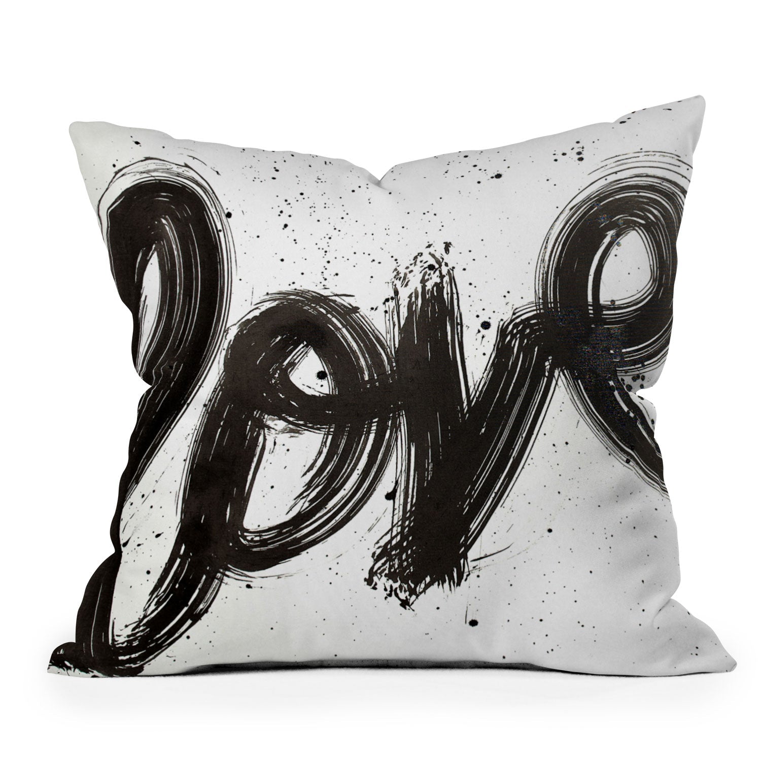 "love mop" throw pillow